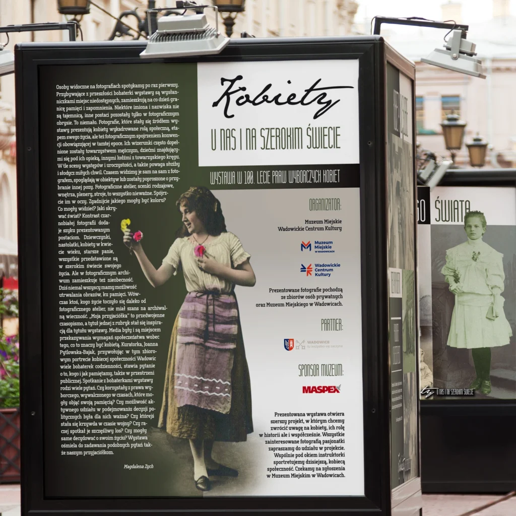 kobiety u nas i na szerokim świecie wystawa Muzeum Miejskie w Wadowicach mockup 2