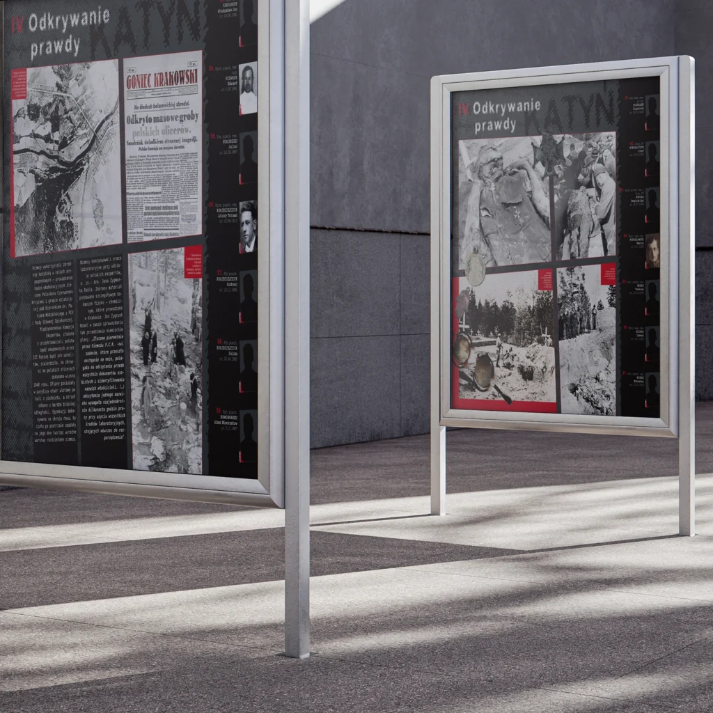 wystawa plenerowa mockup katyn 1