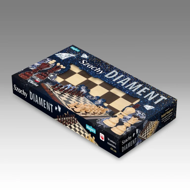 szachy diamenty magiera pudelko